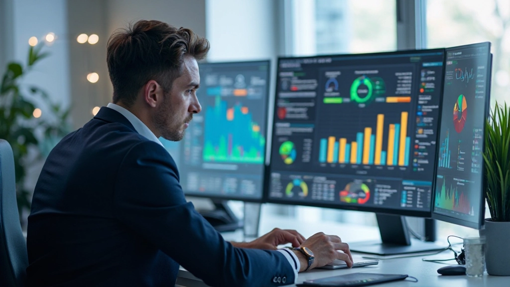 Statistische analyse en gegevensinterpretatie op het scherm